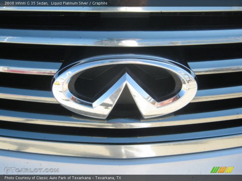Liquid Platinum Silver / Graphite 2008 Infiniti G 35 Sedan