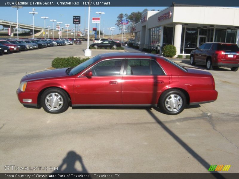 Crimson Red Pearl / Cashmere 2004 Cadillac DeVille Sedan