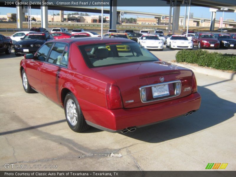 Crimson Red Pearl / Cashmere 2004 Cadillac DeVille Sedan