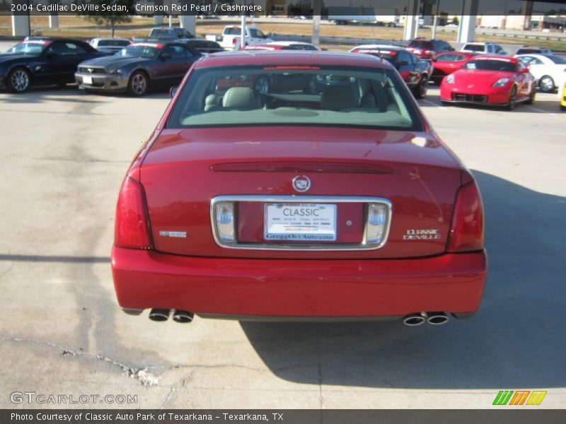 Crimson Red Pearl / Cashmere 2004 Cadillac DeVille Sedan