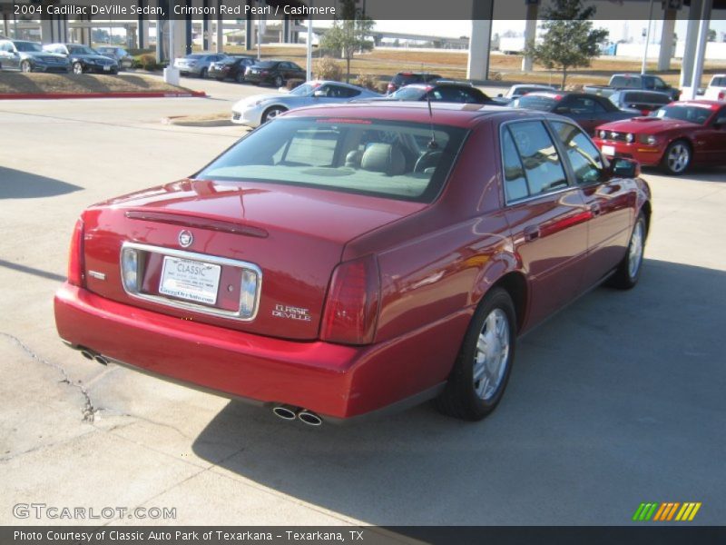 Crimson Red Pearl / Cashmere 2004 Cadillac DeVille Sedan