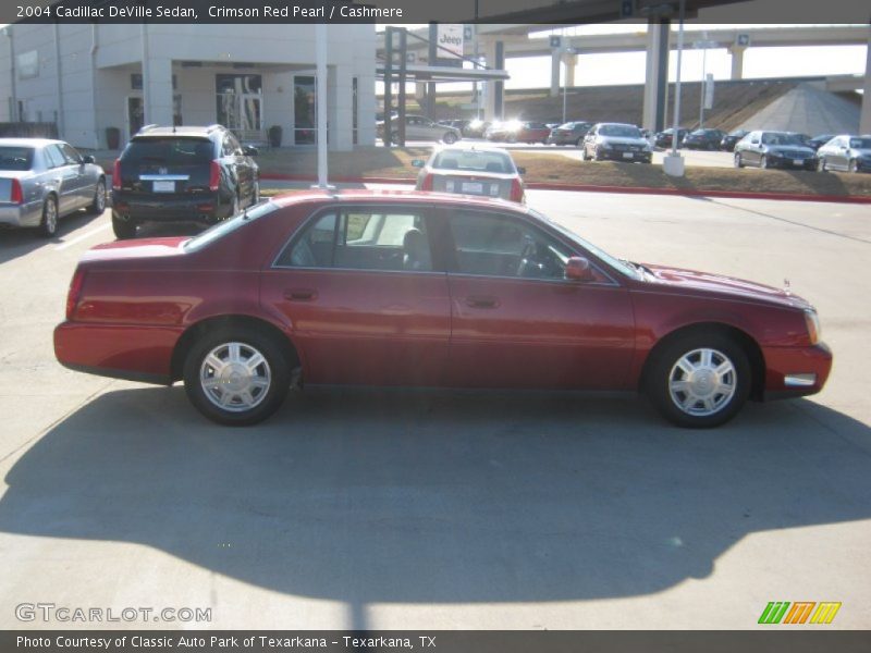 Crimson Red Pearl / Cashmere 2004 Cadillac DeVille Sedan