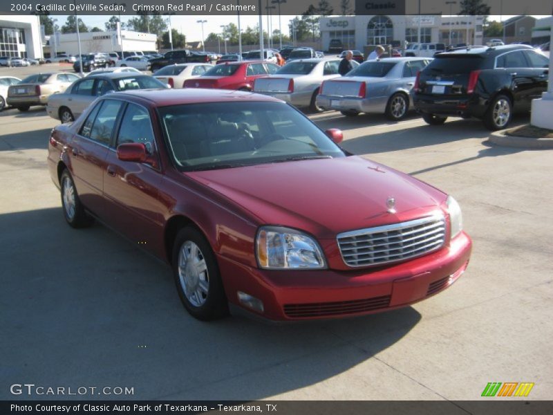 Crimson Red Pearl / Cashmere 2004 Cadillac DeVille Sedan