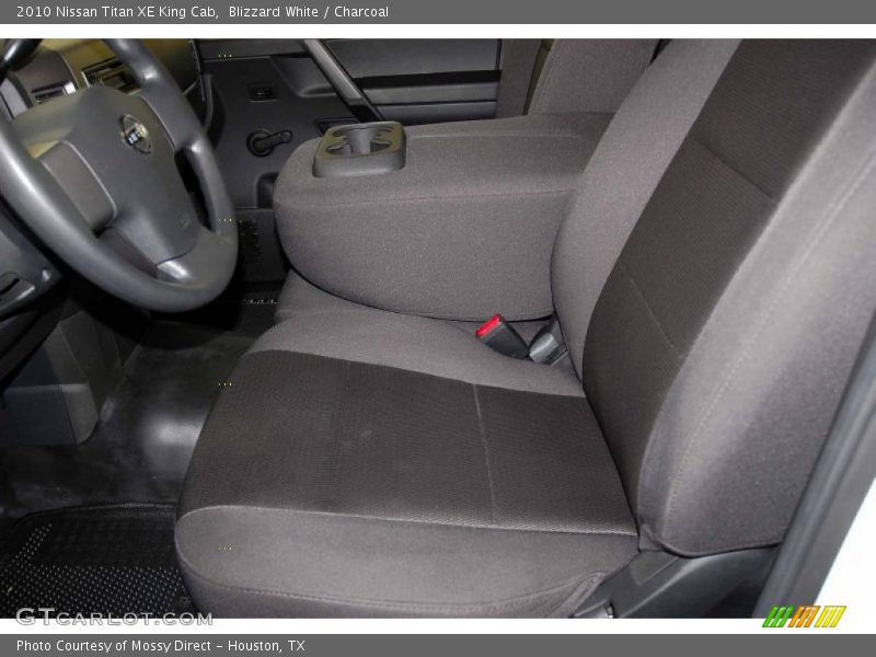 Blizzard White / Charcoal 2010 Nissan Titan XE King Cab