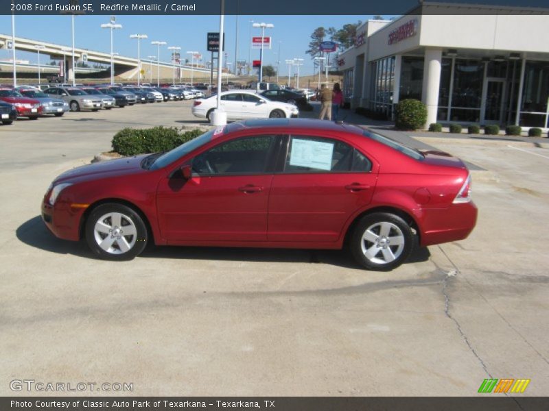 Redfire Metallic / Camel 2008 Ford Fusion SE