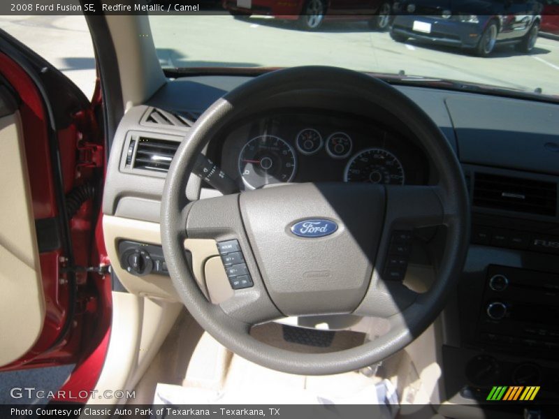 Redfire Metallic / Camel 2008 Ford Fusion SE