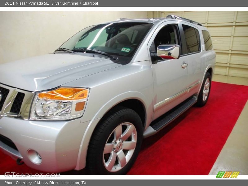 Silver Lightning / Charcoal 2011 Nissan Armada SL