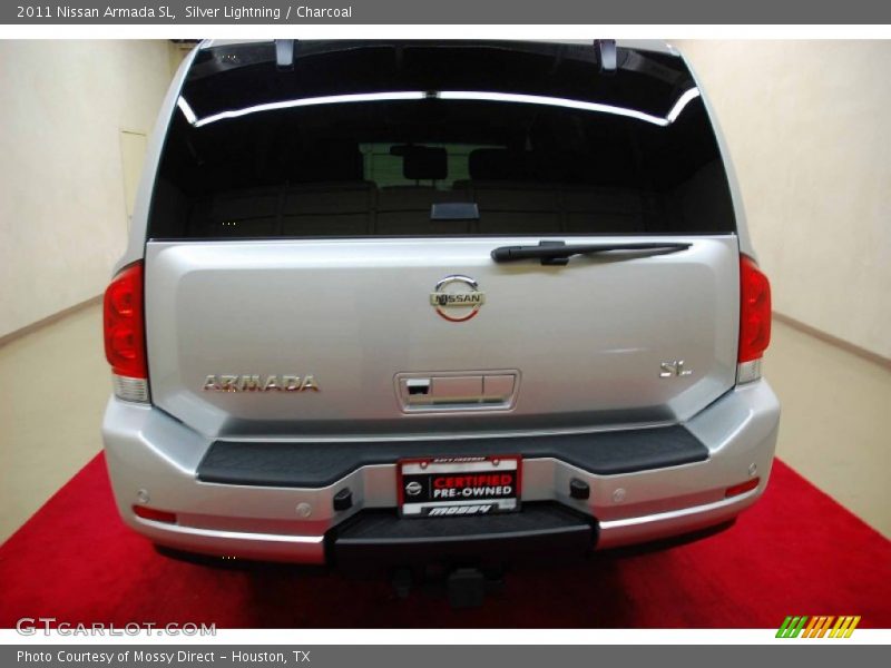 Silver Lightning / Charcoal 2011 Nissan Armada SL