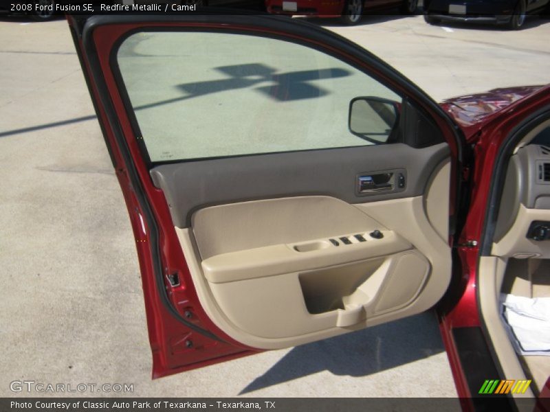 Redfire Metallic / Camel 2008 Ford Fusion SE