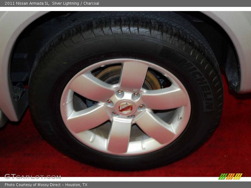 Silver Lightning / Charcoal 2011 Nissan Armada SL