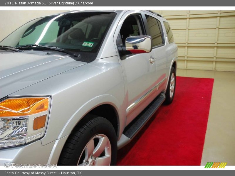 Silver Lightning / Charcoal 2011 Nissan Armada SL