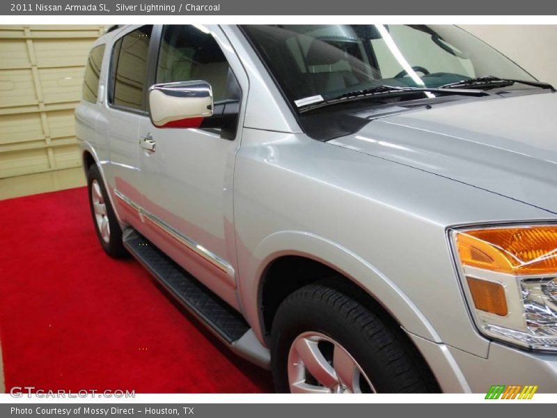 Silver Lightning / Charcoal 2011 Nissan Armada SL