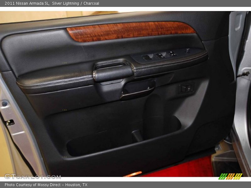 Silver Lightning / Charcoal 2011 Nissan Armada SL