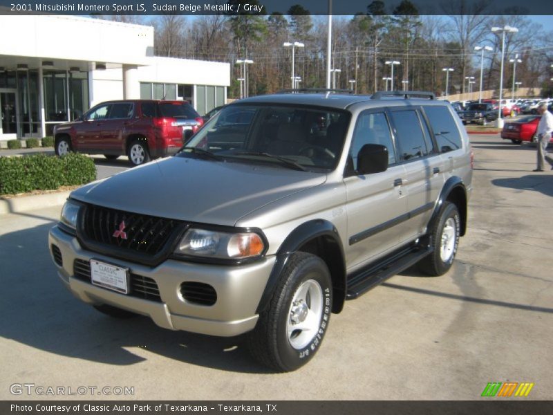 Sudan Beige Metallic / Gray 2001 Mitsubishi Montero Sport LS