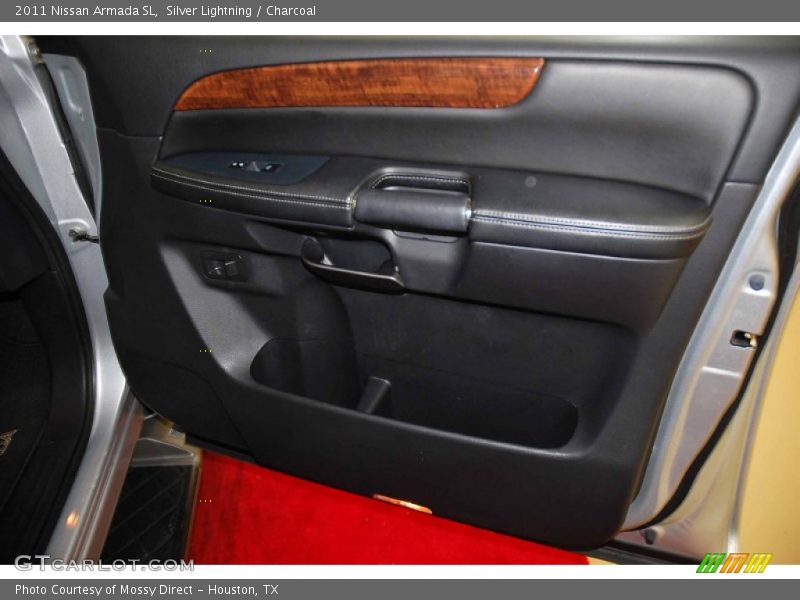 Silver Lightning / Charcoal 2011 Nissan Armada SL