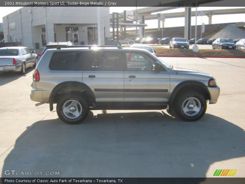Sudan Beige Metallic / Gray 2001 Mitsubishi Montero Sport LS