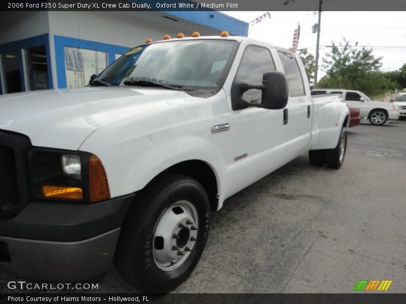 Oxford White / Medium Flint 2006 Ford F350 Super Duty XL Crew Cab Dually