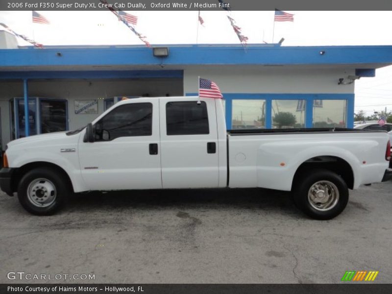 Oxford White / Medium Flint 2006 Ford F350 Super Duty XL Crew Cab Dually