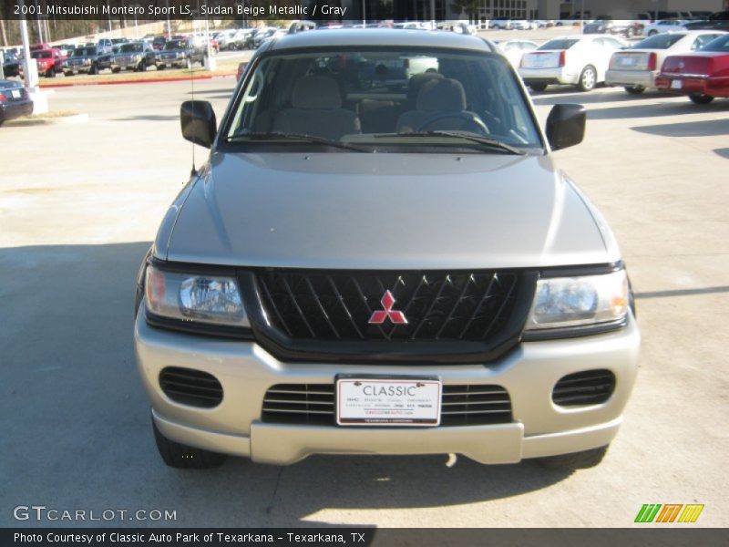 Sudan Beige Metallic / Gray 2001 Mitsubishi Montero Sport LS