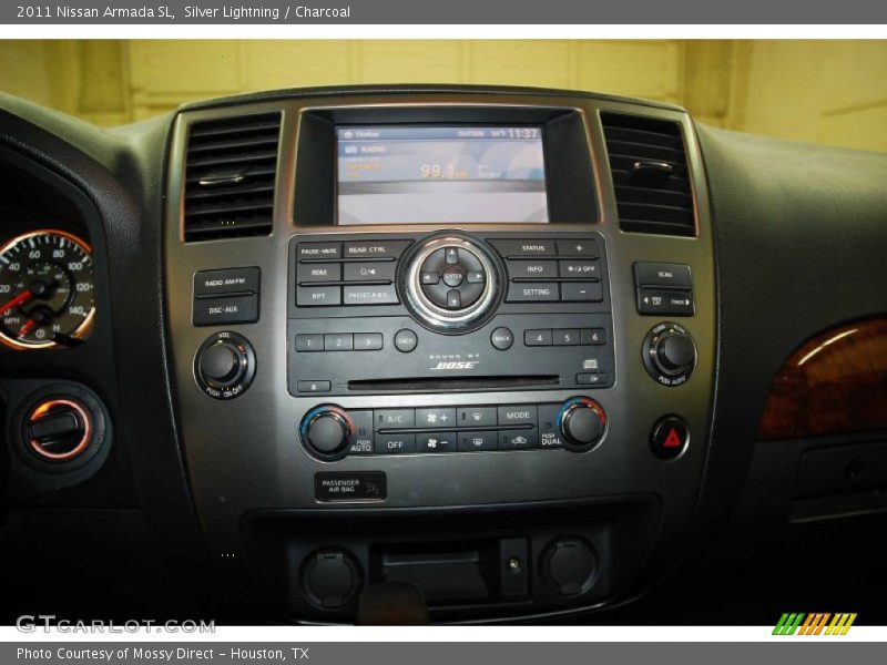 Silver Lightning / Charcoal 2011 Nissan Armada SL