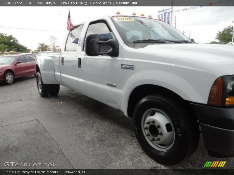 Oxford White / Medium Flint 2006 Ford F350 Super Duty XL Crew Cab Dually