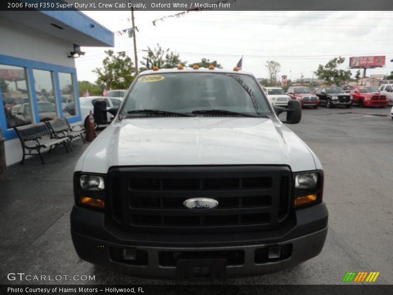 Oxford White / Medium Flint 2006 Ford F350 Super Duty XL Crew Cab Dually