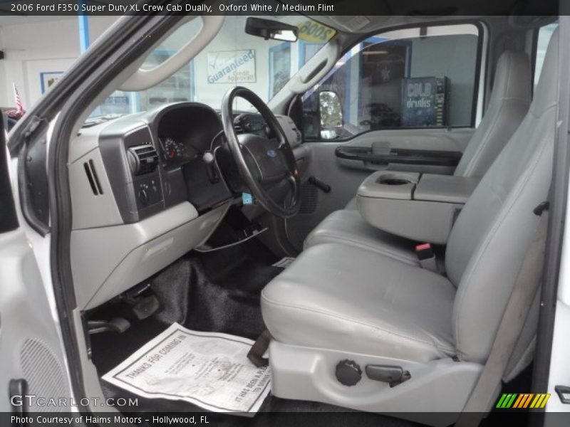 Oxford White / Medium Flint 2006 Ford F350 Super Duty XL Crew Cab Dually