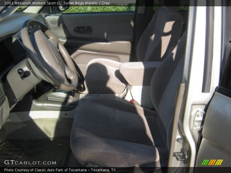 Sudan Beige Metallic / Gray 2001 Mitsubishi Montero Sport LS