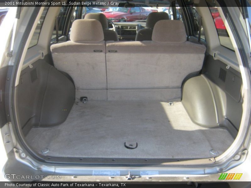 Sudan Beige Metallic / Gray 2001 Mitsubishi Montero Sport LS