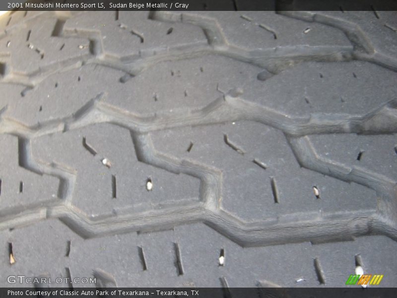 Sudan Beige Metallic / Gray 2001 Mitsubishi Montero Sport LS