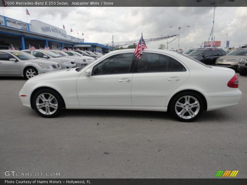 Alabaster White / Stone 2006 Mercedes-Benz E 350 Sedan