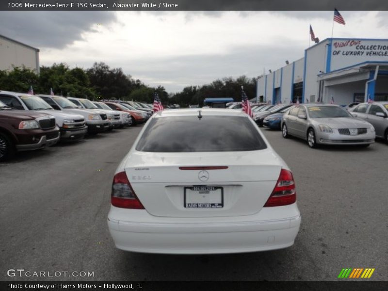 Alabaster White / Stone 2006 Mercedes-Benz E 350 Sedan