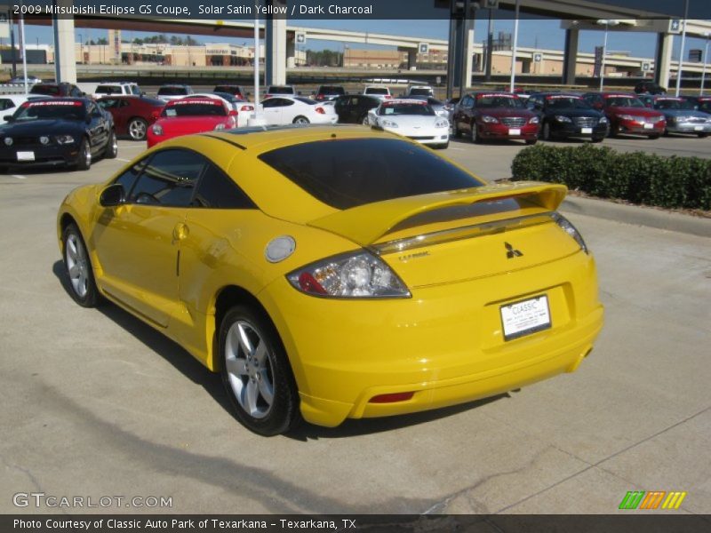 Solar Satin Yellow / Dark Charcoal 2009 Mitsubishi Eclipse GS Coupe