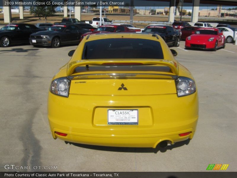 Solar Satin Yellow / Dark Charcoal 2009 Mitsubishi Eclipse GS Coupe