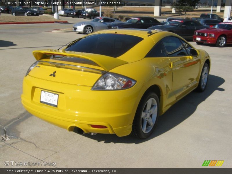 Solar Satin Yellow / Dark Charcoal 2009 Mitsubishi Eclipse GS Coupe