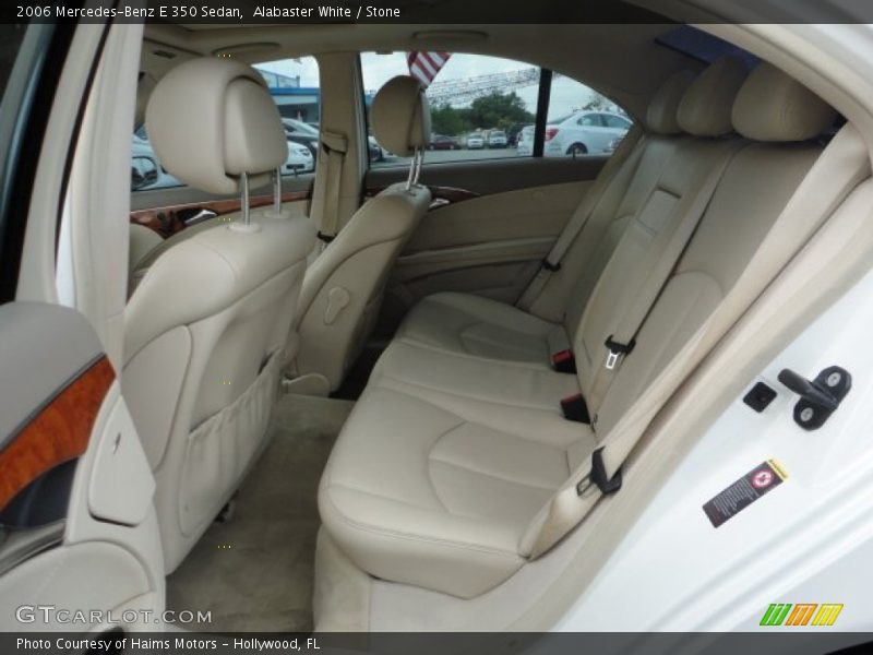 Alabaster White / Stone 2006 Mercedes-Benz E 350 Sedan