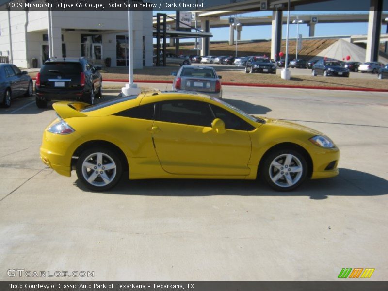 Solar Satin Yellow / Dark Charcoal 2009 Mitsubishi Eclipse GS Coupe