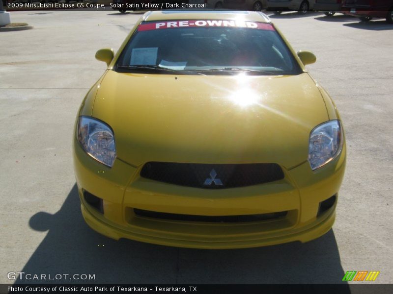 Solar Satin Yellow / Dark Charcoal 2009 Mitsubishi Eclipse GS Coupe