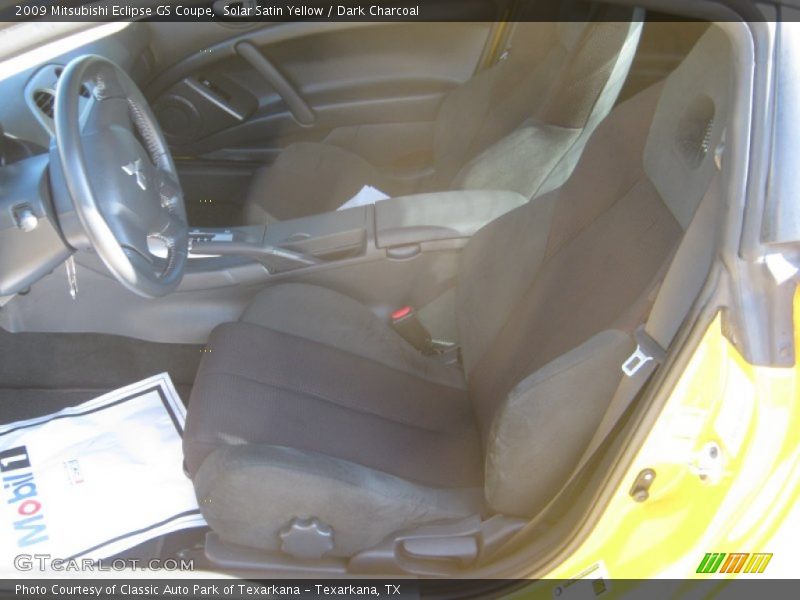 Solar Satin Yellow / Dark Charcoal 2009 Mitsubishi Eclipse GS Coupe