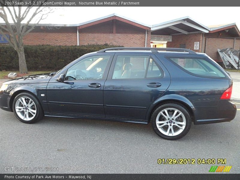 Nocturne Blue Metallic / Parchment 2007 Saab 9-5 2.3T SportCombi Wagon