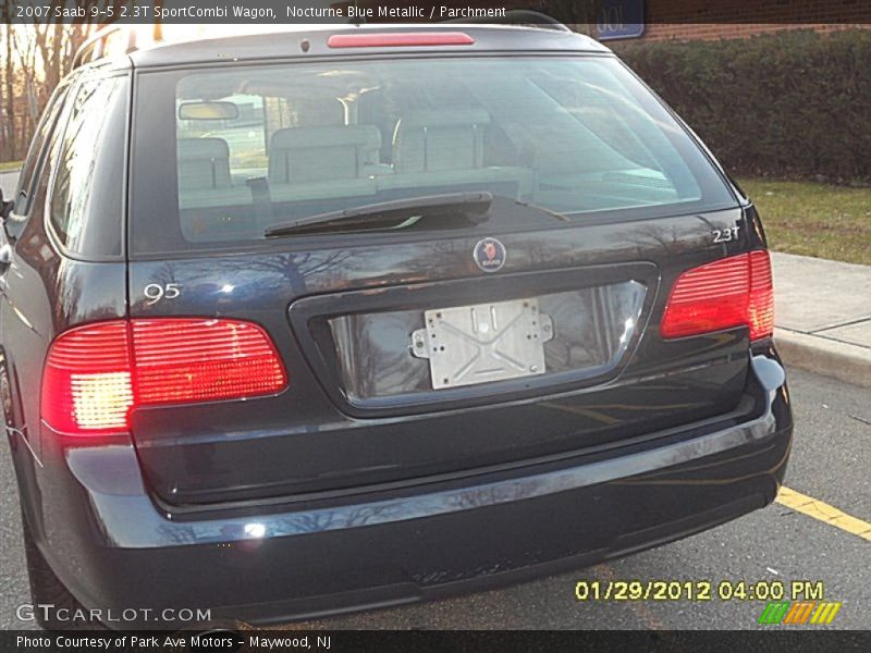 Nocturne Blue Metallic / Parchment 2007 Saab 9-5 2.3T SportCombi Wagon