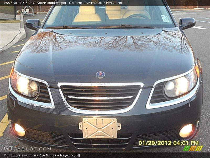 Nocturne Blue Metallic / Parchment 2007 Saab 9-5 2.3T SportCombi Wagon
