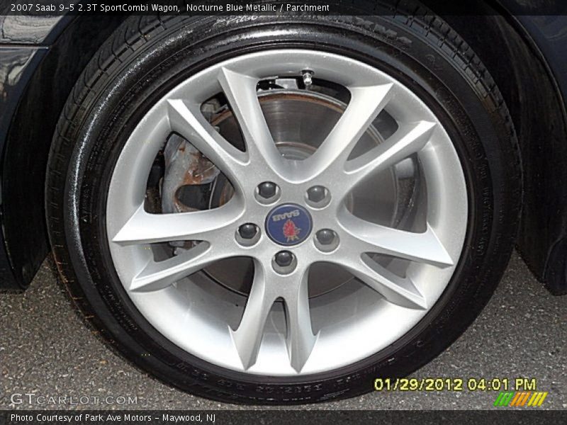 Nocturne Blue Metallic / Parchment 2007 Saab 9-5 2.3T SportCombi Wagon