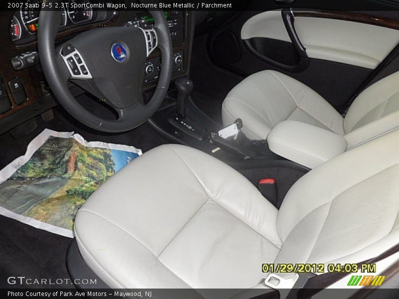 Nocturne Blue Metallic / Parchment 2007 Saab 9-5 2.3T SportCombi Wagon
