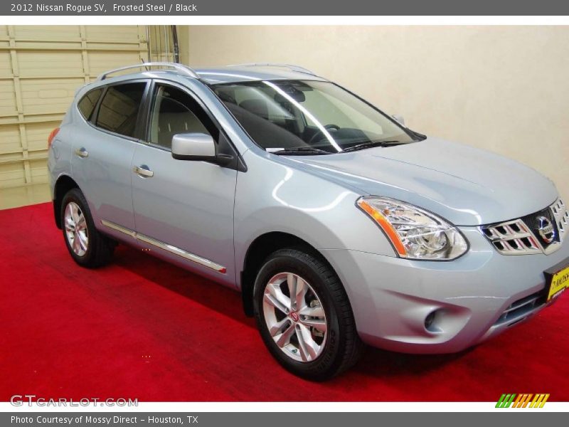Frosted Steel / Black 2012 Nissan Rogue SV