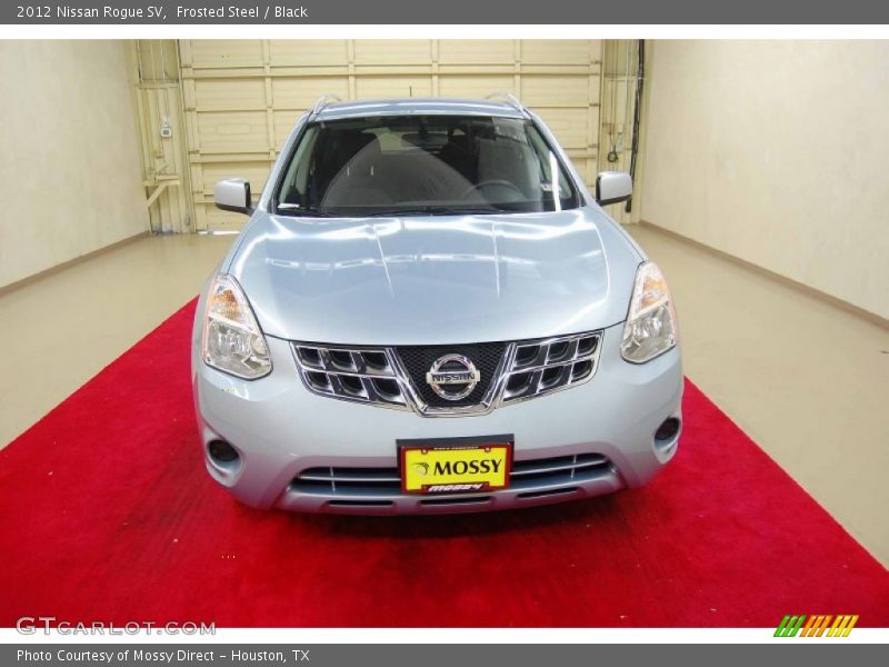 Frosted Steel / Black 2012 Nissan Rogue SV