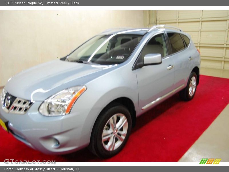 Frosted Steel / Black 2012 Nissan Rogue SV