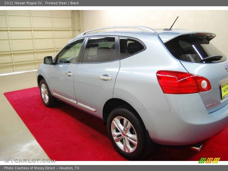 Frosted Steel / Black 2012 Nissan Rogue SV