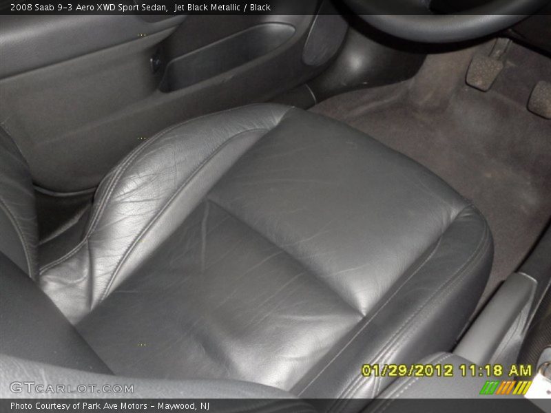 Jet Black Metallic / Black 2008 Saab 9-3 Aero XWD Sport Sedan