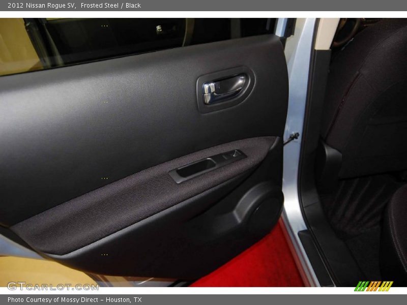 Frosted Steel / Black 2012 Nissan Rogue SV